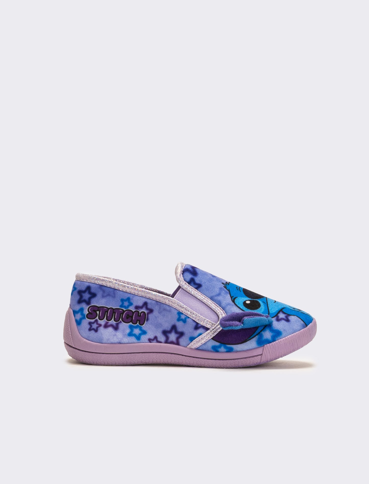 Pantofola con strappo Stitch© da bambina - Lilla