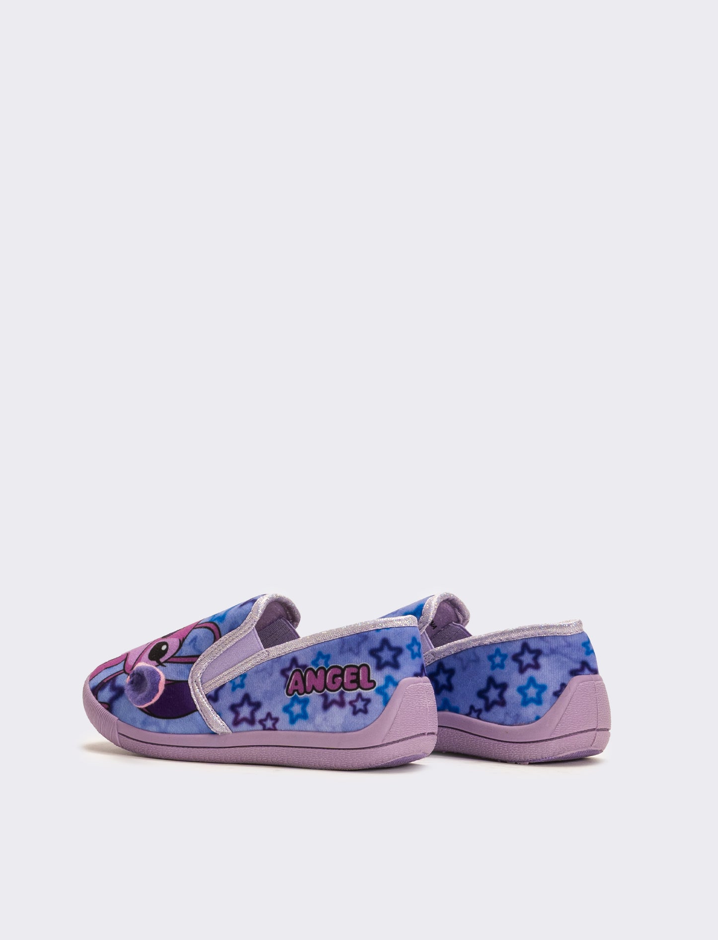 Pantofola con strappo Stitch© da bambina - Lilla