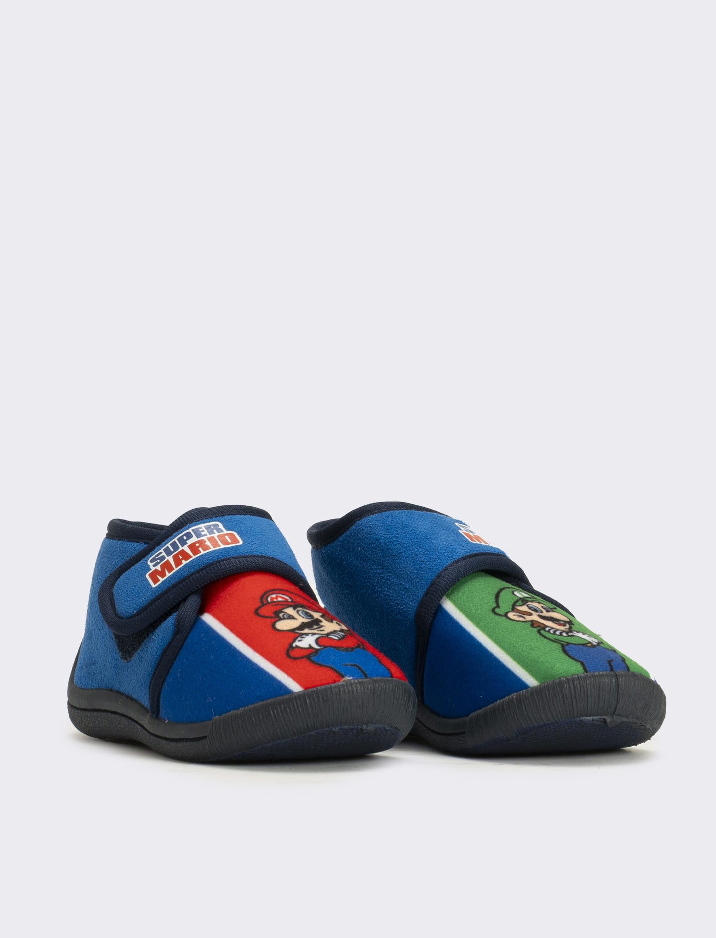 Pantofola con strappo Superman© da bambino - Blu