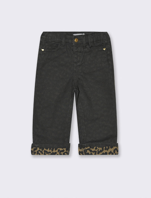 Jeans risvolto maculato - Maculato
