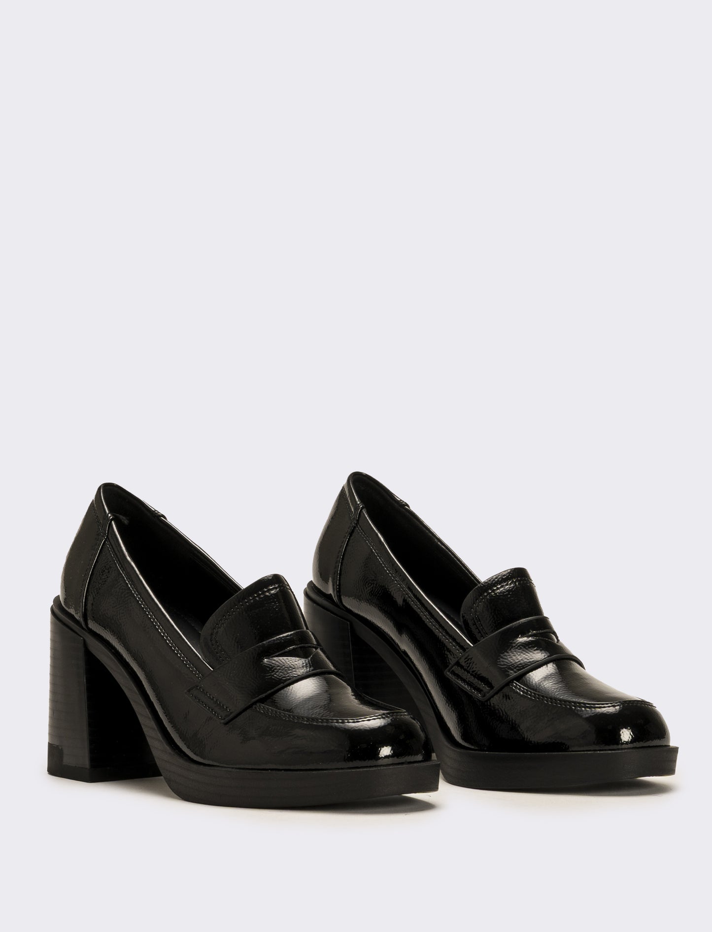 Mocassino da donna tacco alto - Nero