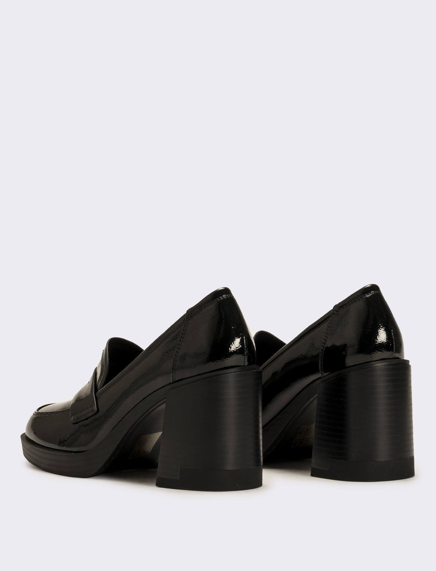 Mocassino da donna tacco alto - Nero