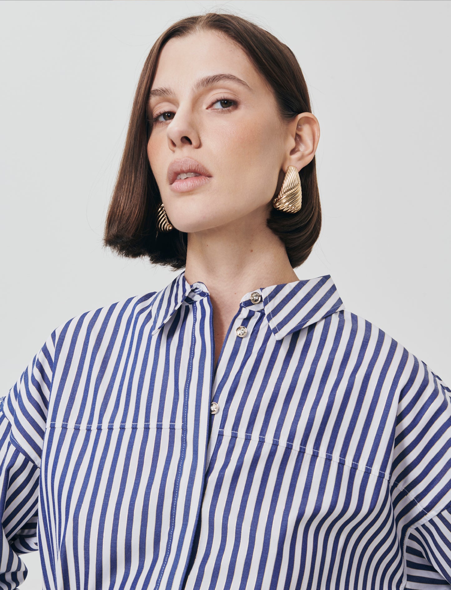 Camicia Manica Lunga con Cintura - var 1