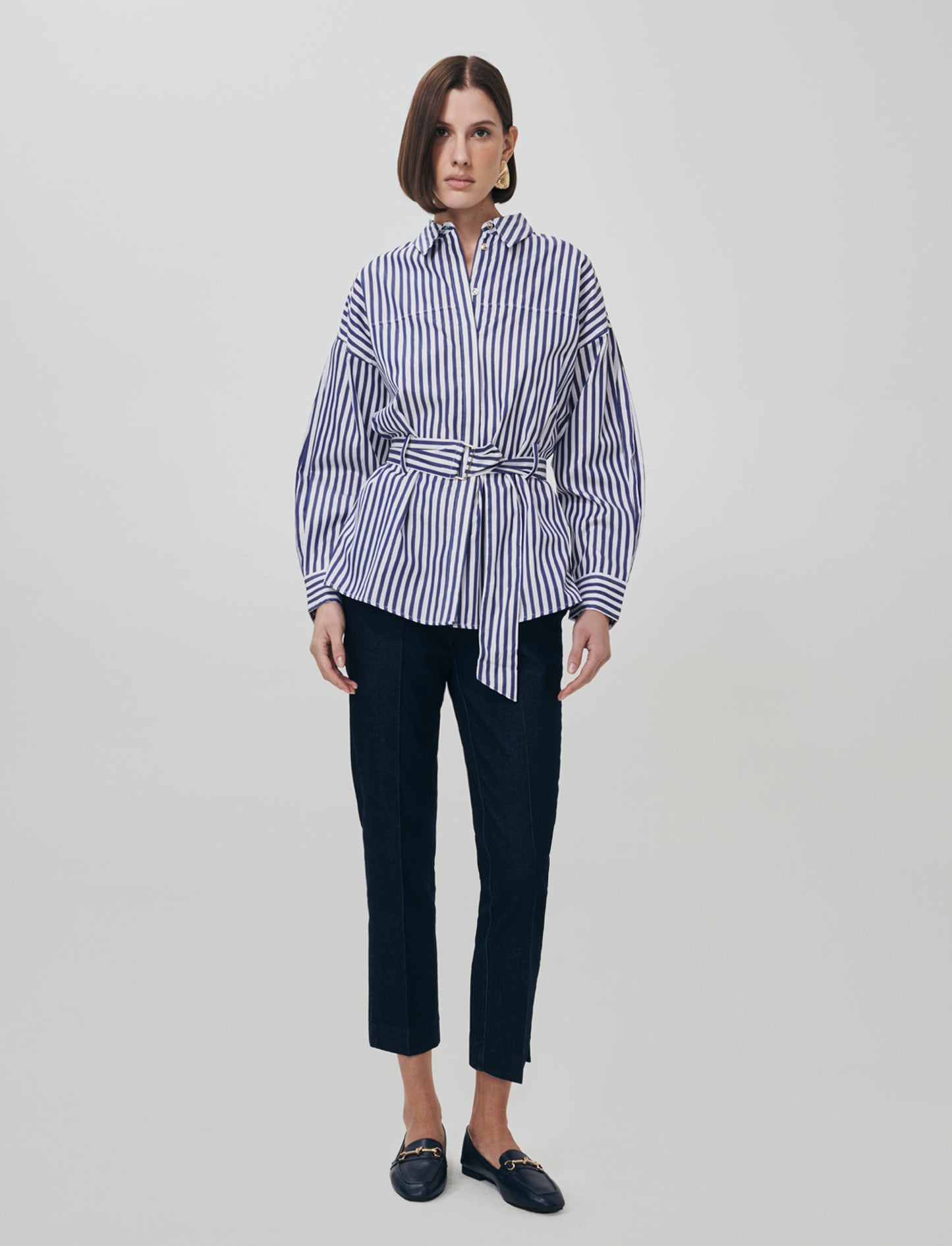 Camicia Manica Lunga con Cintura - var 1