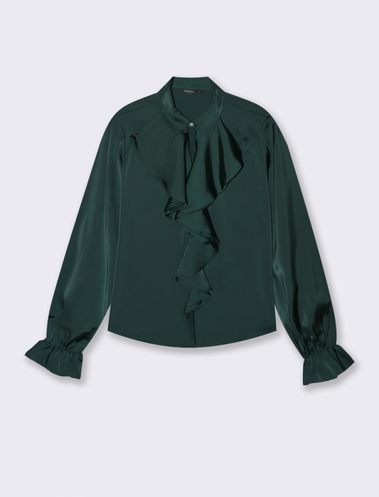 CASACCA CON ROUCHES - Verde