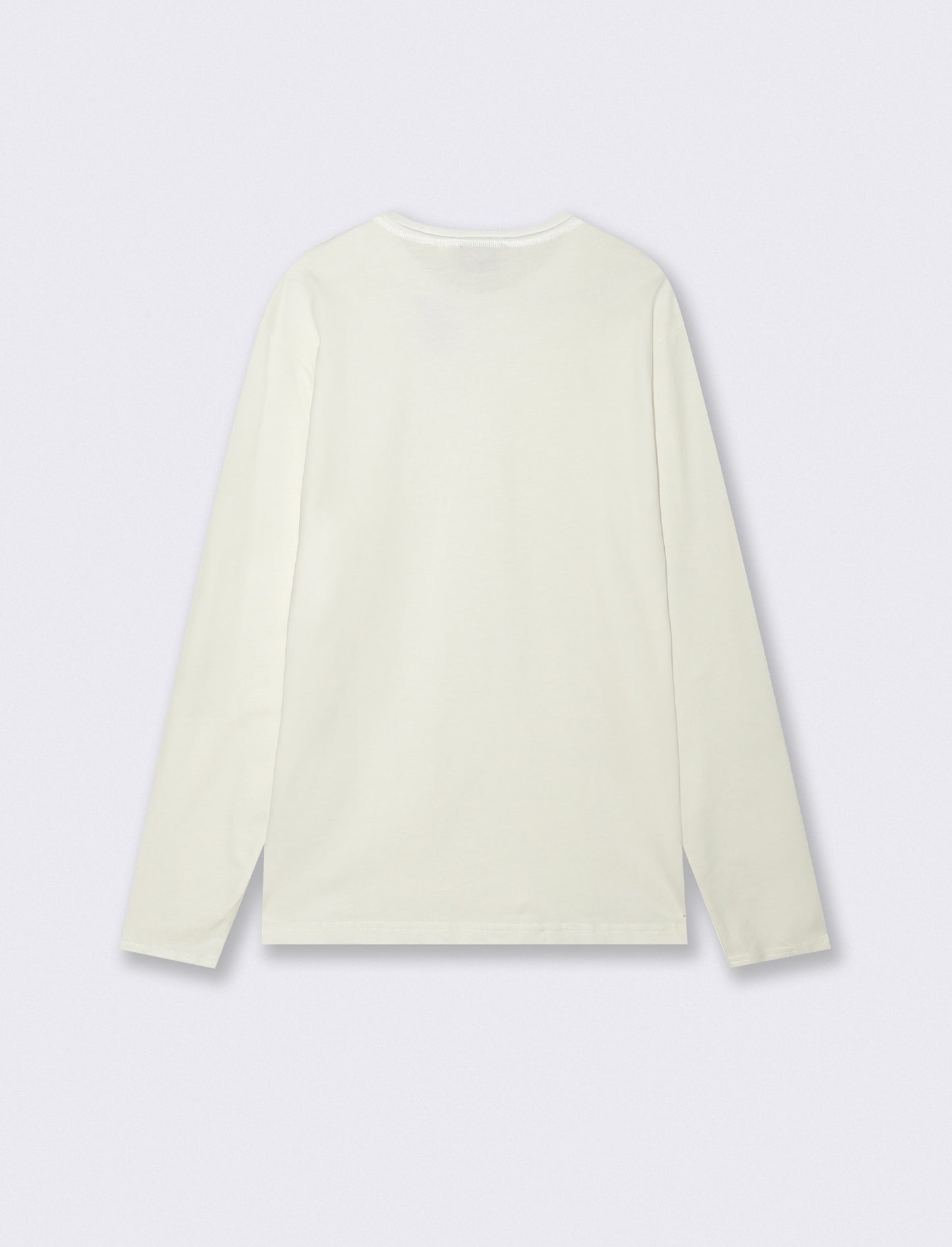 T-shirt finto doppio collo regular fit - Bianco