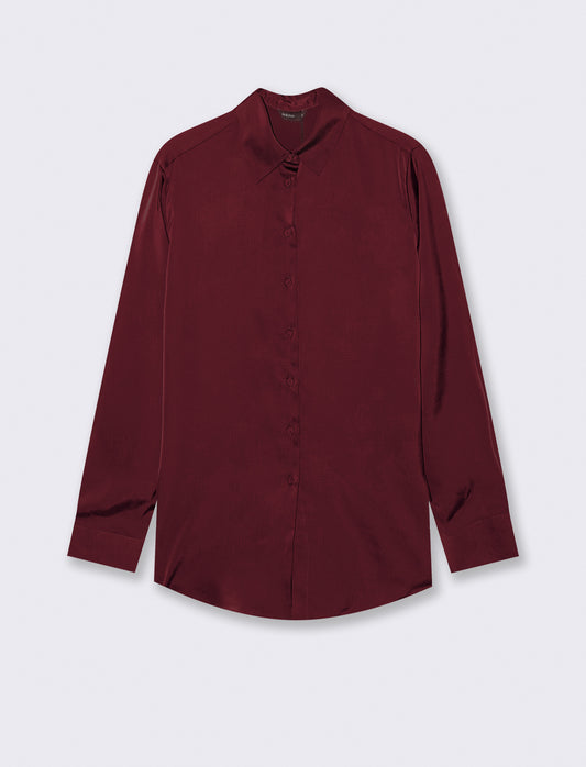 CAMICIA IN SATIN - Vinaccia