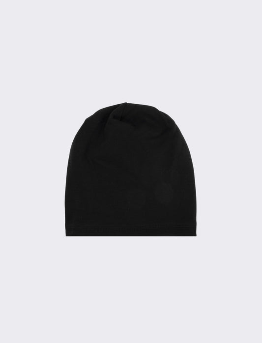 Cappello cuffia uomo basic - Nero
