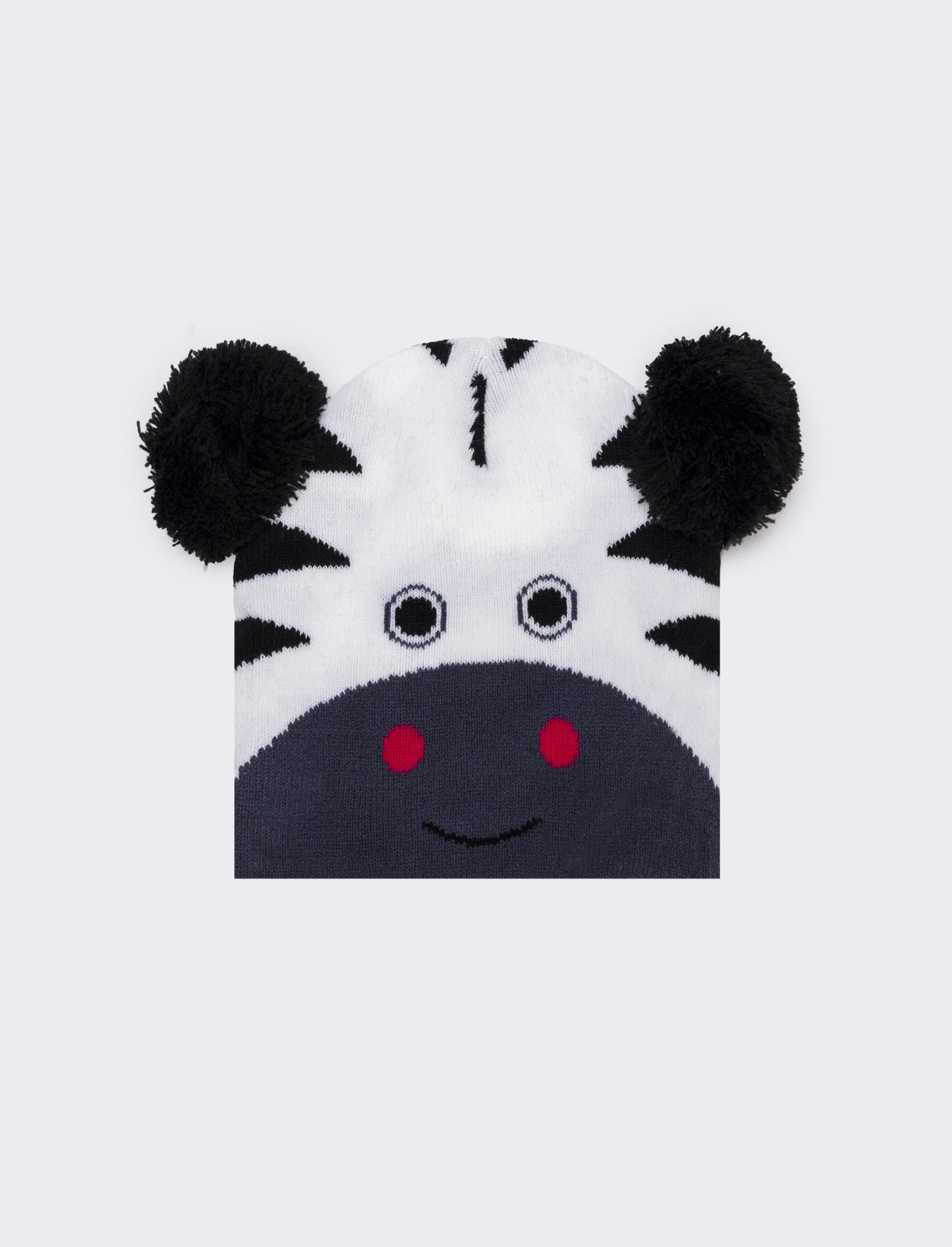 Cappello bambino stampa animali - Bianco-nero