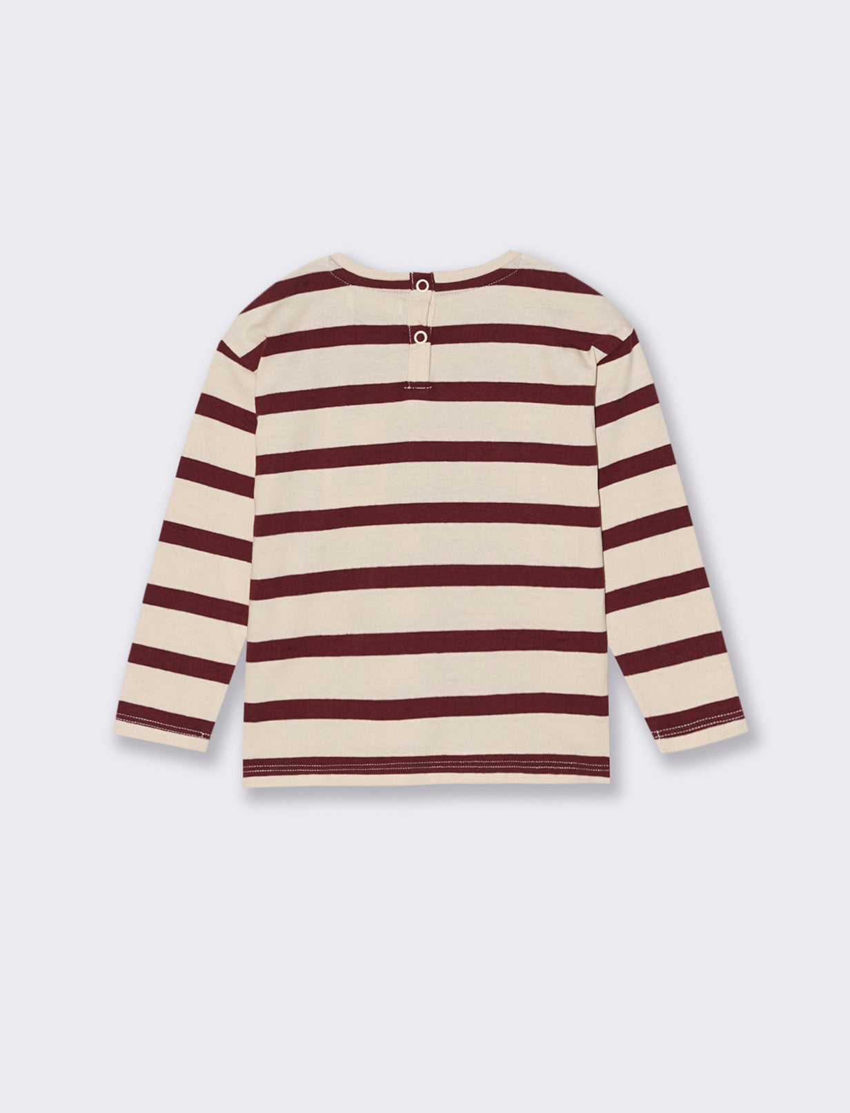 T shirt rigata con orsetto - Righe