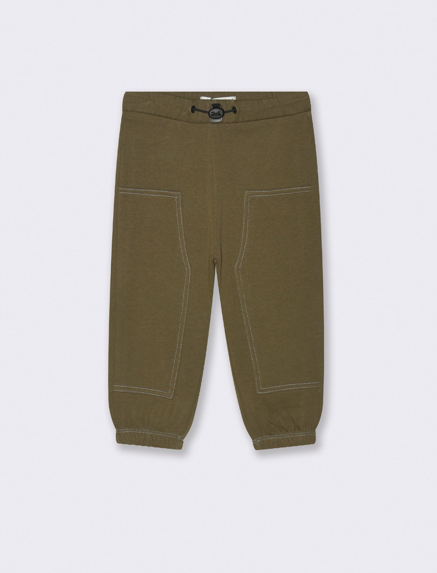 Jogger con impunture - Verde militare