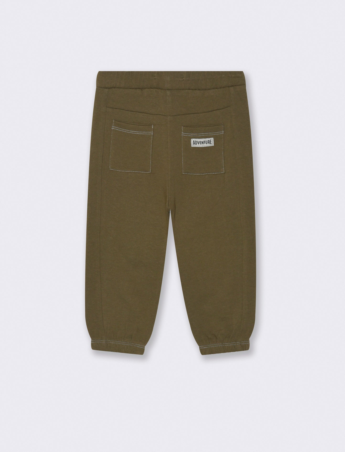 Jogger con impunture - Verde militare