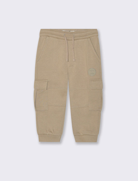 Jogger con tasconi - Beige