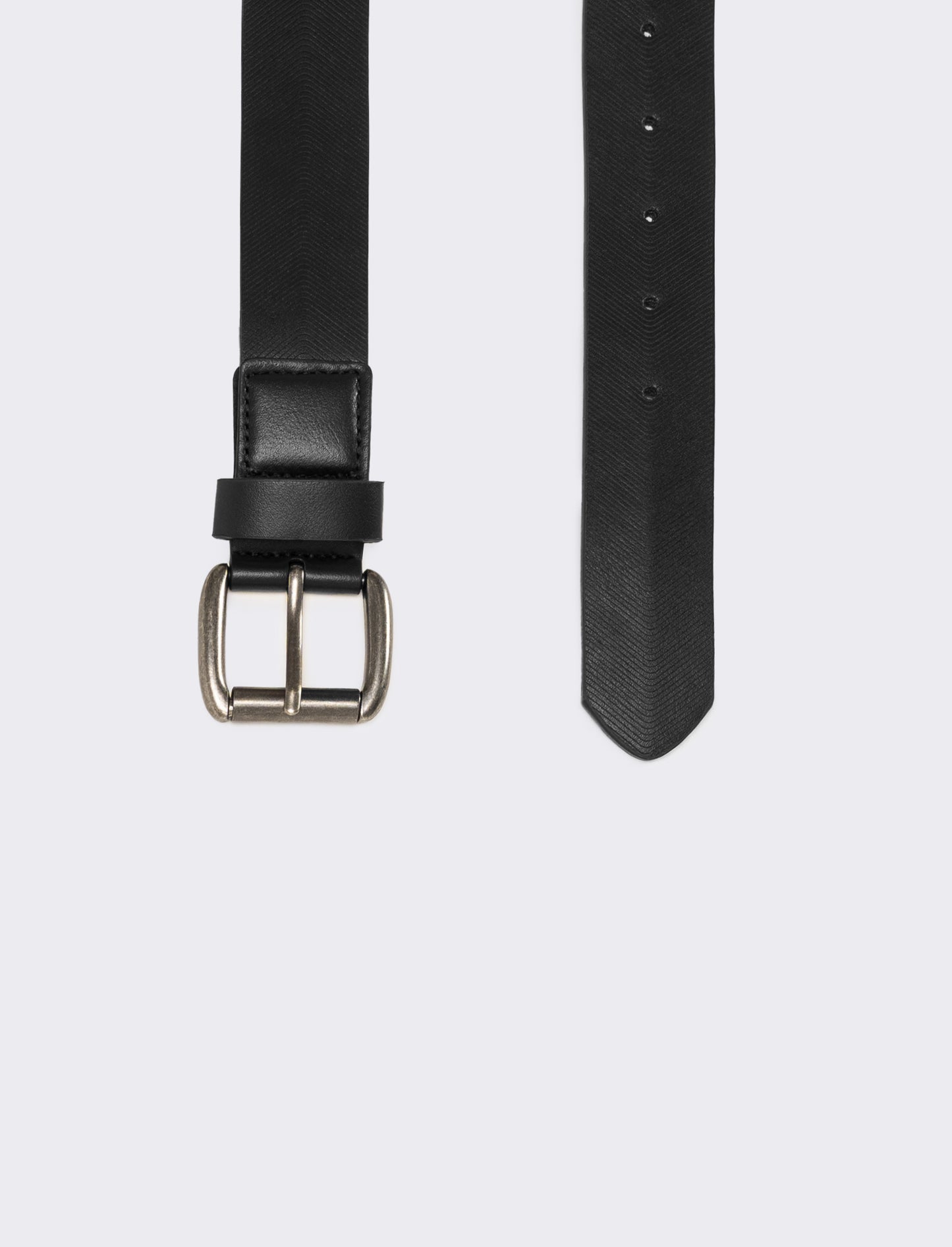 Cintura uomo fusto stampato - Nero