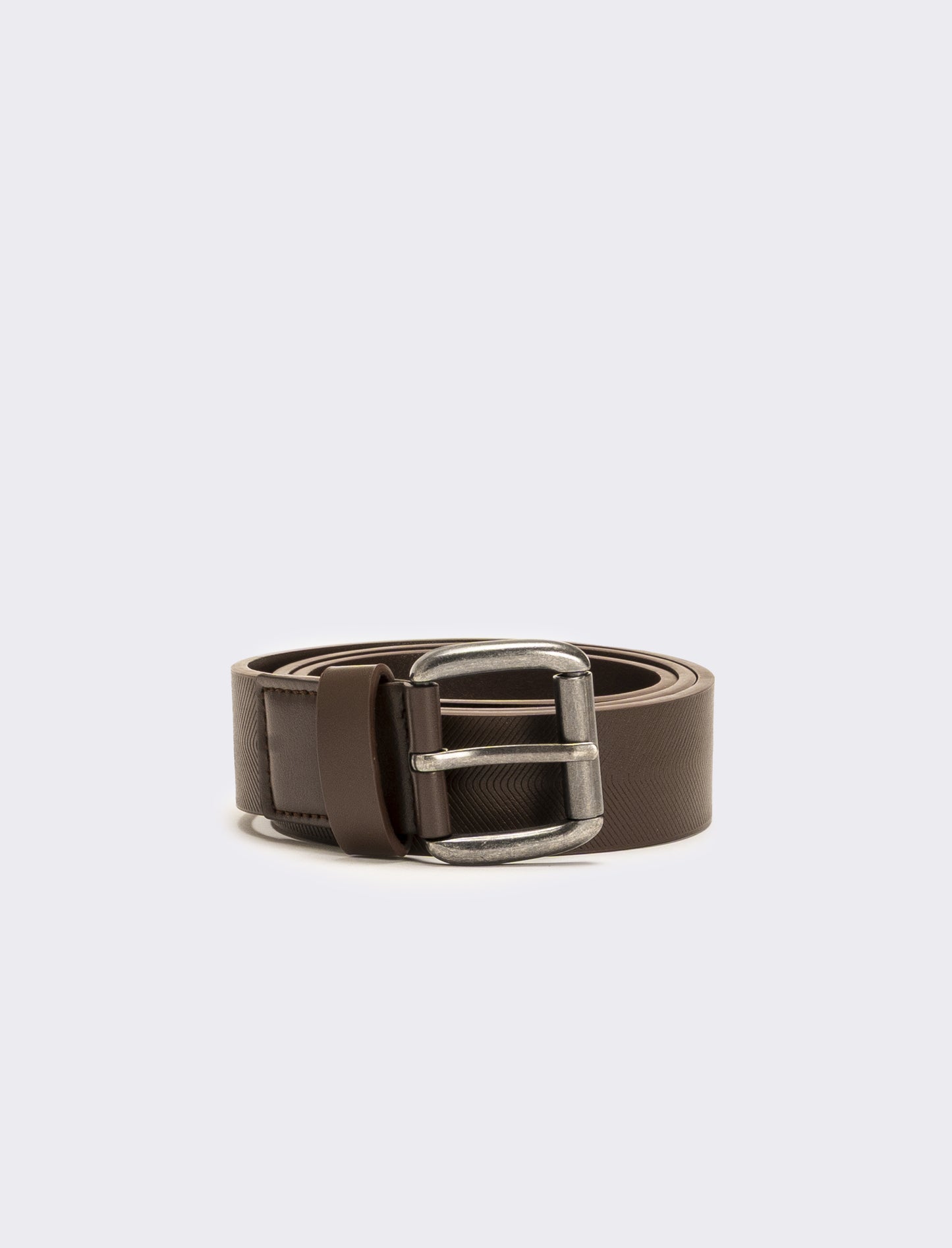Cintura uomo fusto stampato - Marrone