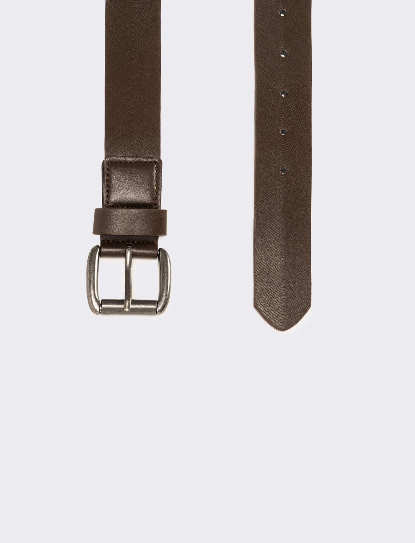 Cintura uomo fusto stampato - Marrone