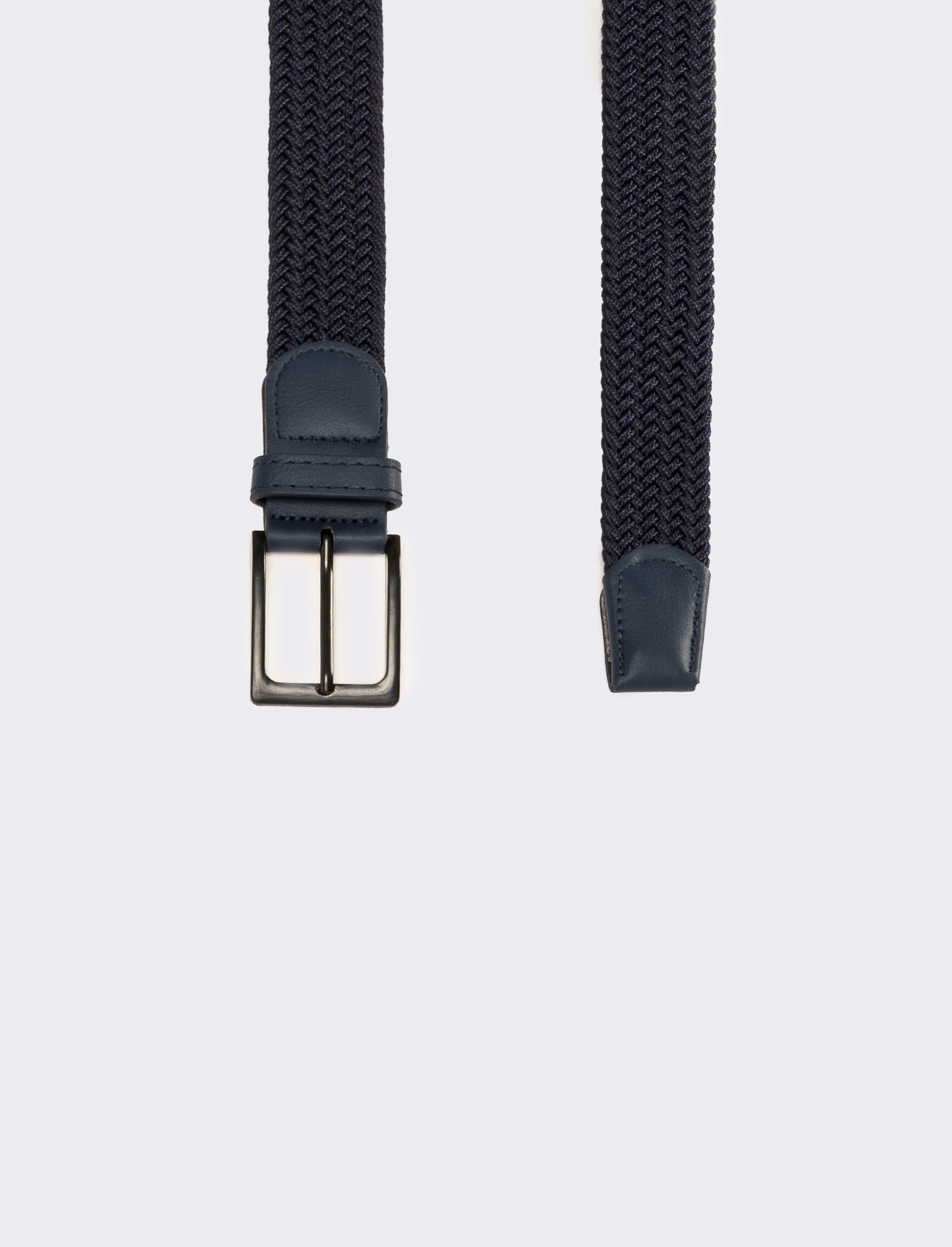 Cintura uomo fusto elastico a intreccio - Blu
