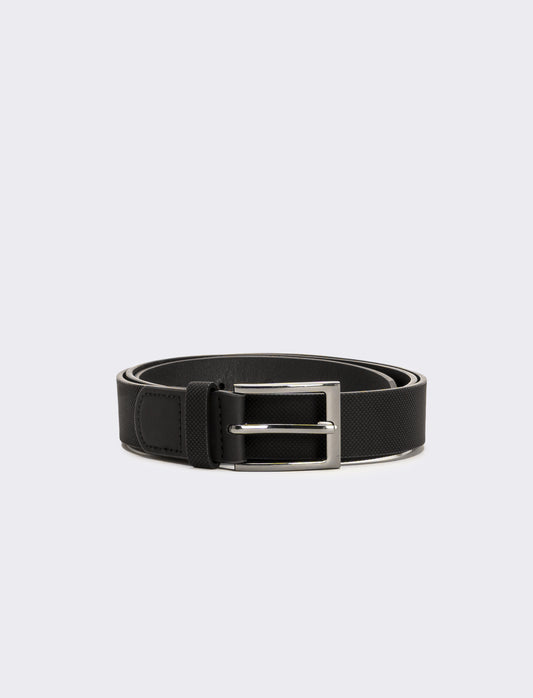 Cintura uomo fusto stampa geometrica - Nero