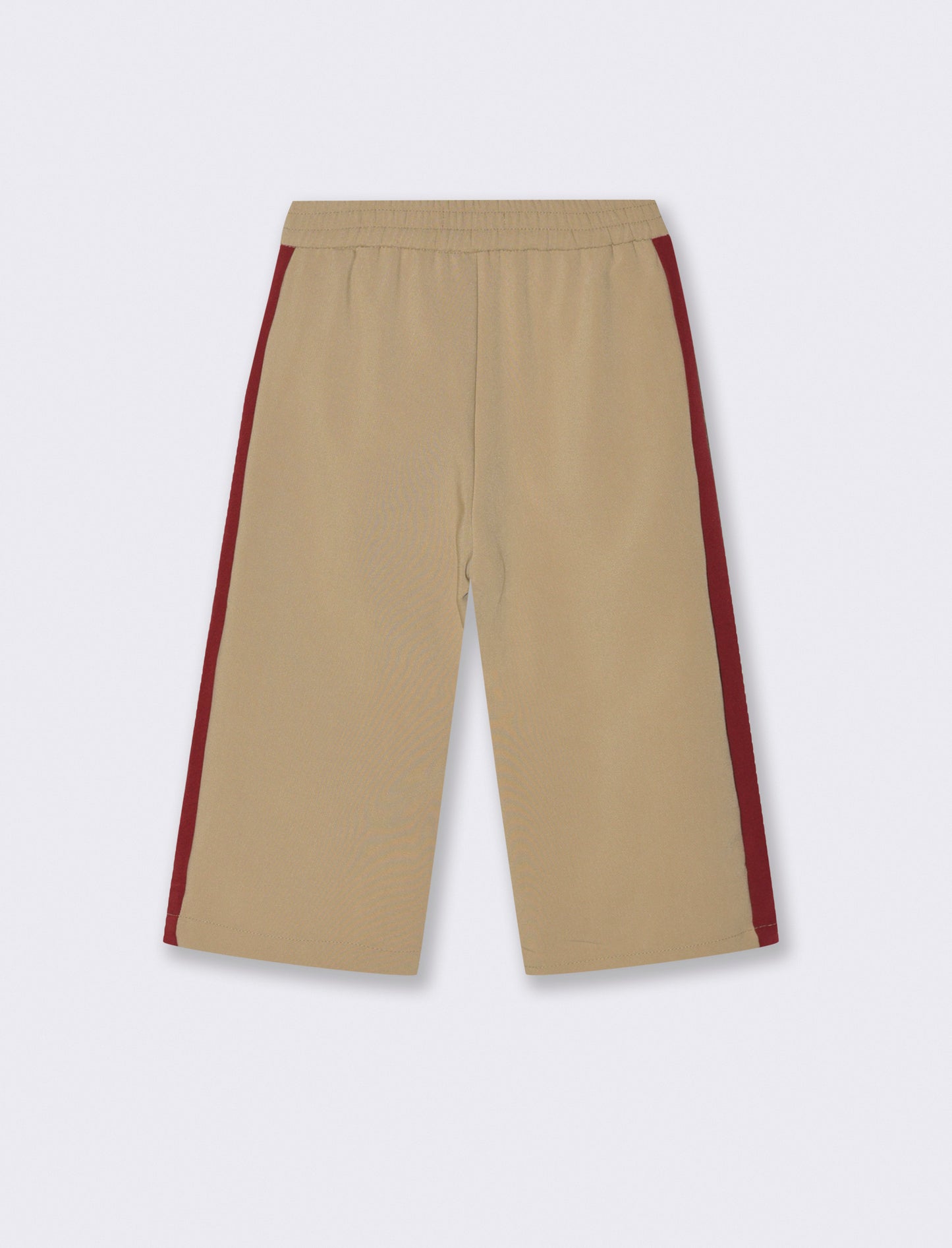 Pantalone con bande laterali - Beige