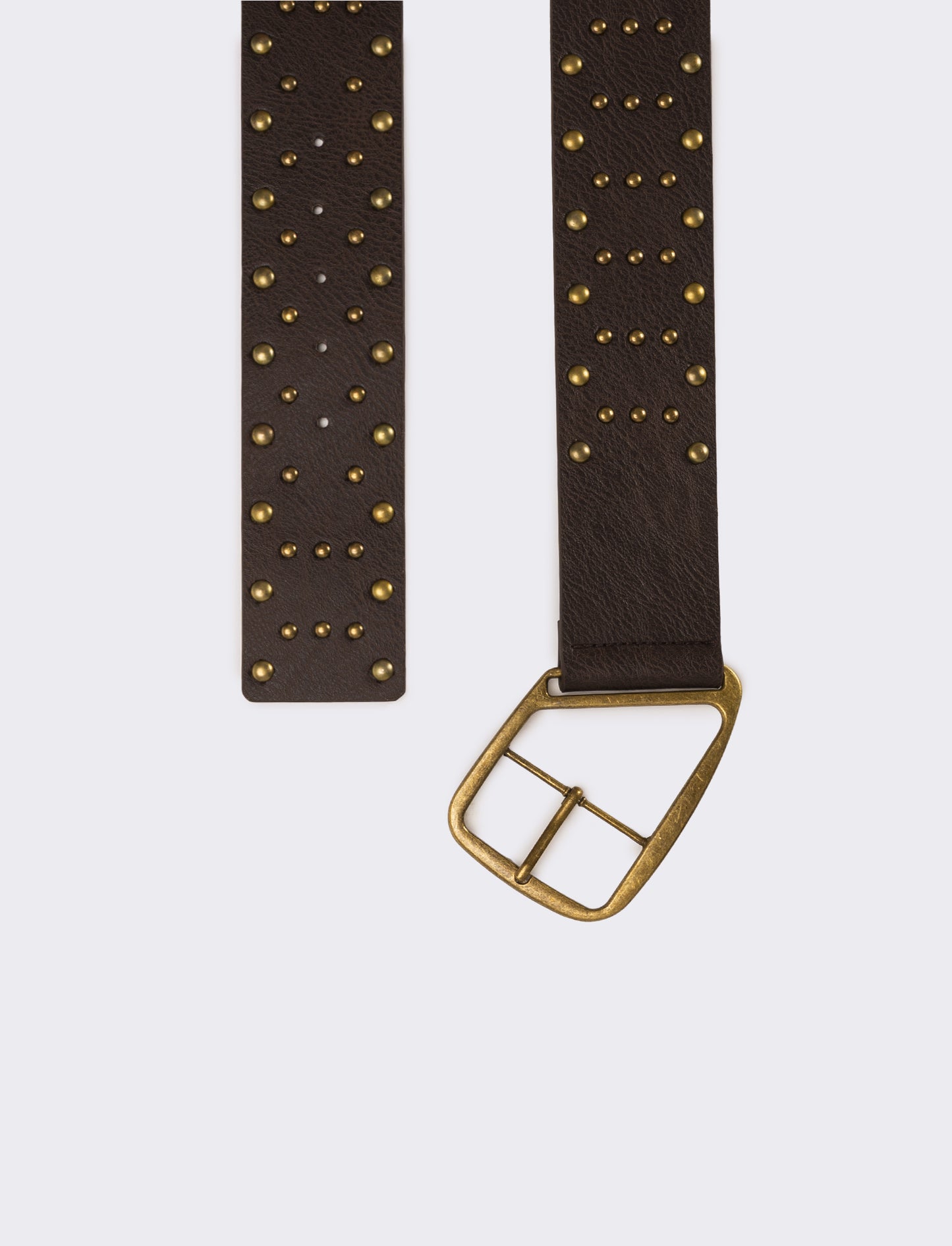 Cintura donna h 5 cm con borchiette - Moro