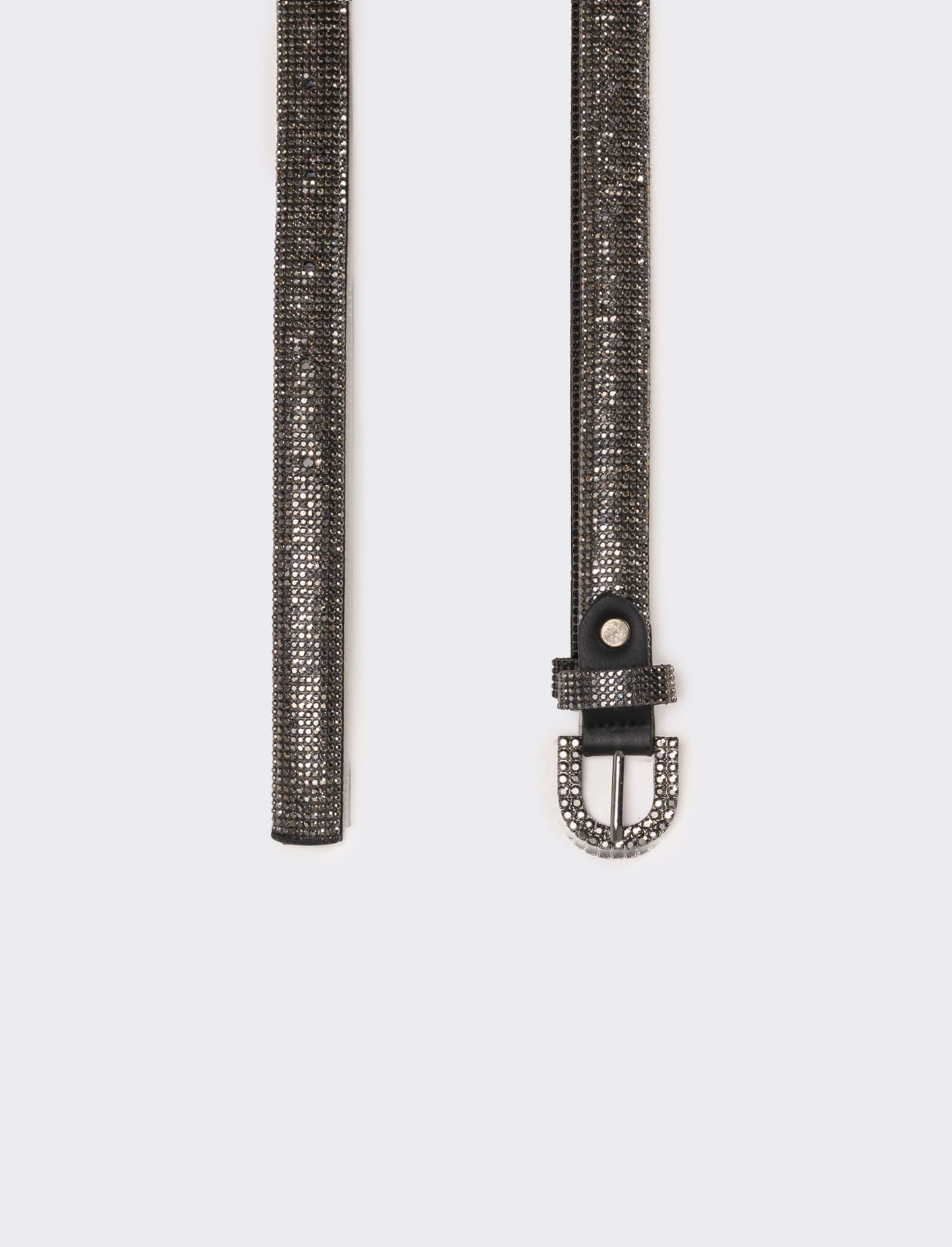 Cintura donna sottile con strass - canna di fucile