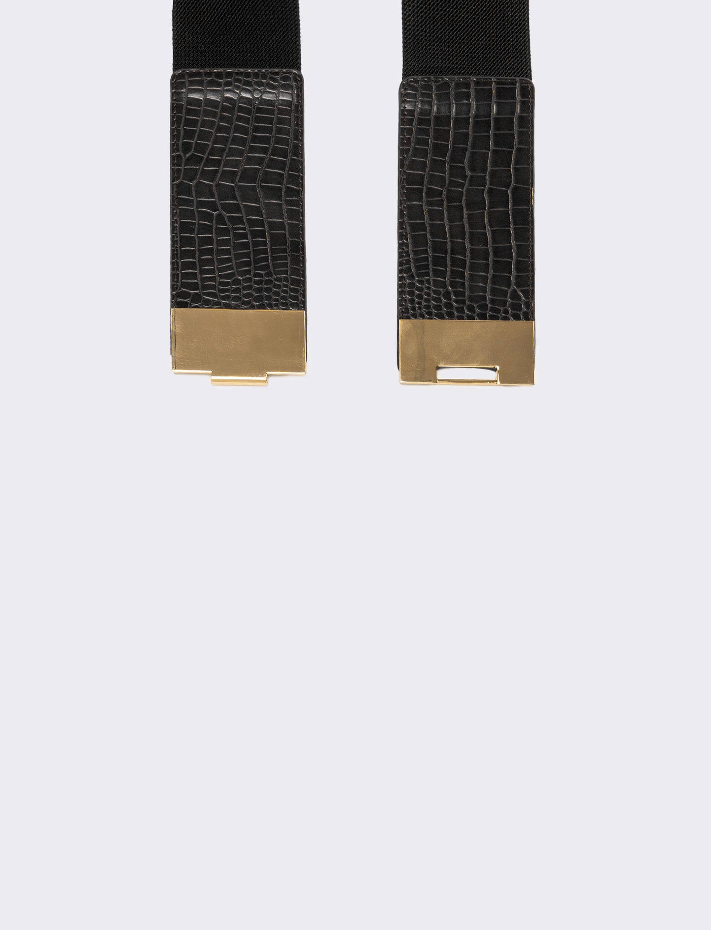Cintura donna elastica stampa cocco - Nero