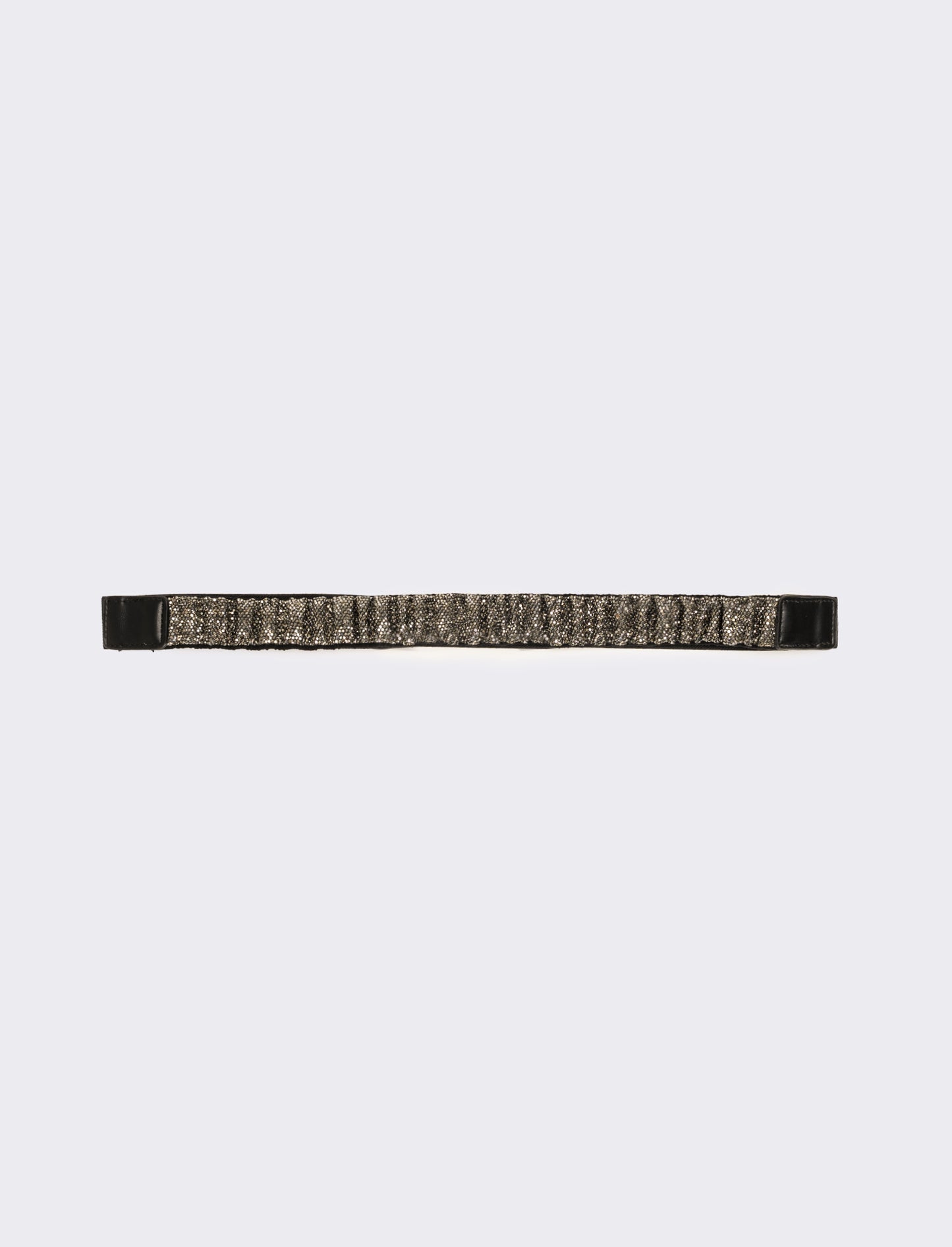 Cintura donna elastica con fusto strass - canna di fucile
