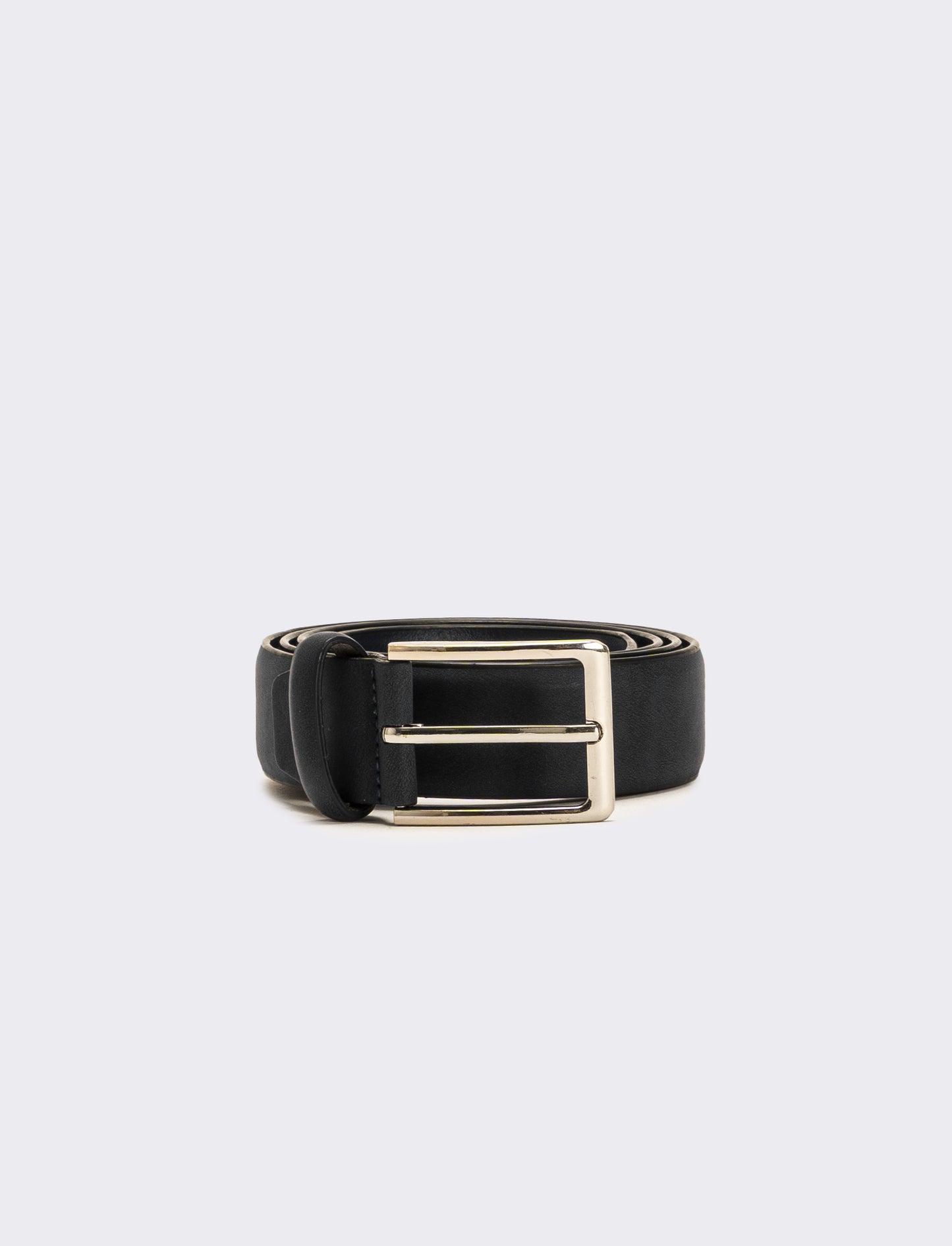 Cintura uomo in suede senza cuciture - Nero