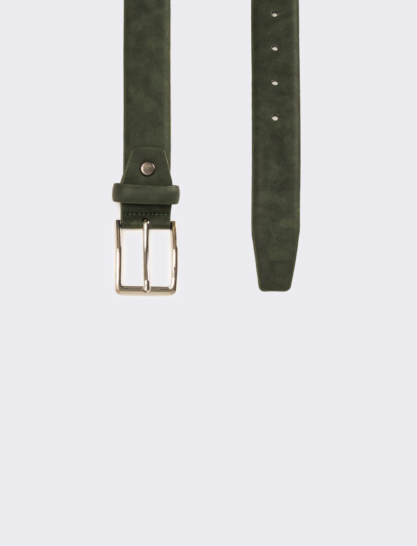 Cintura uomo in suede senza cuciture - Verde
