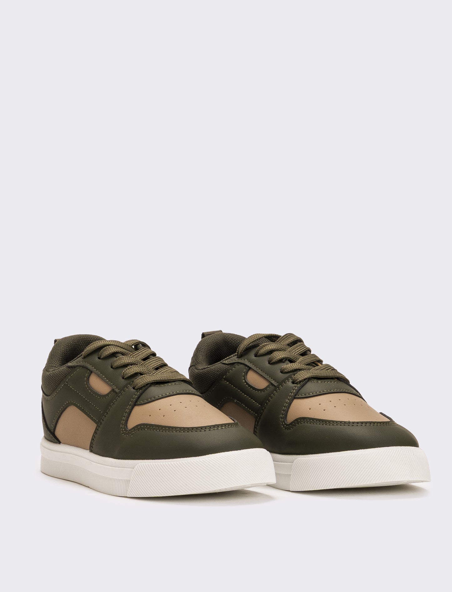 Sneakers bicolor da bambino - Verde