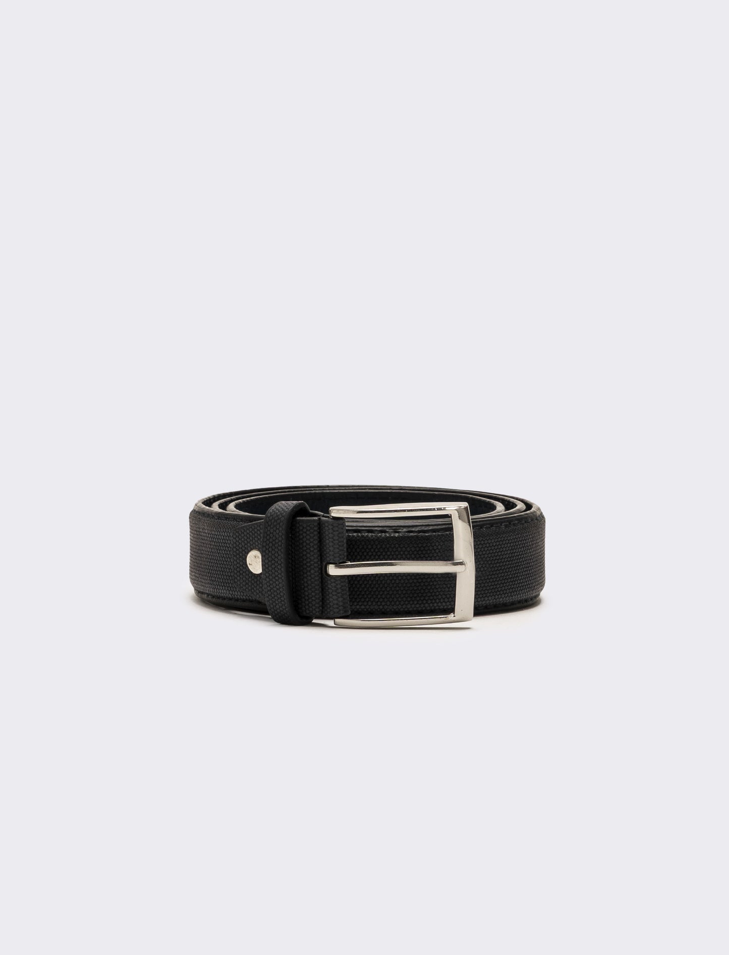 Cintura uomo fusto stampato - Nero
