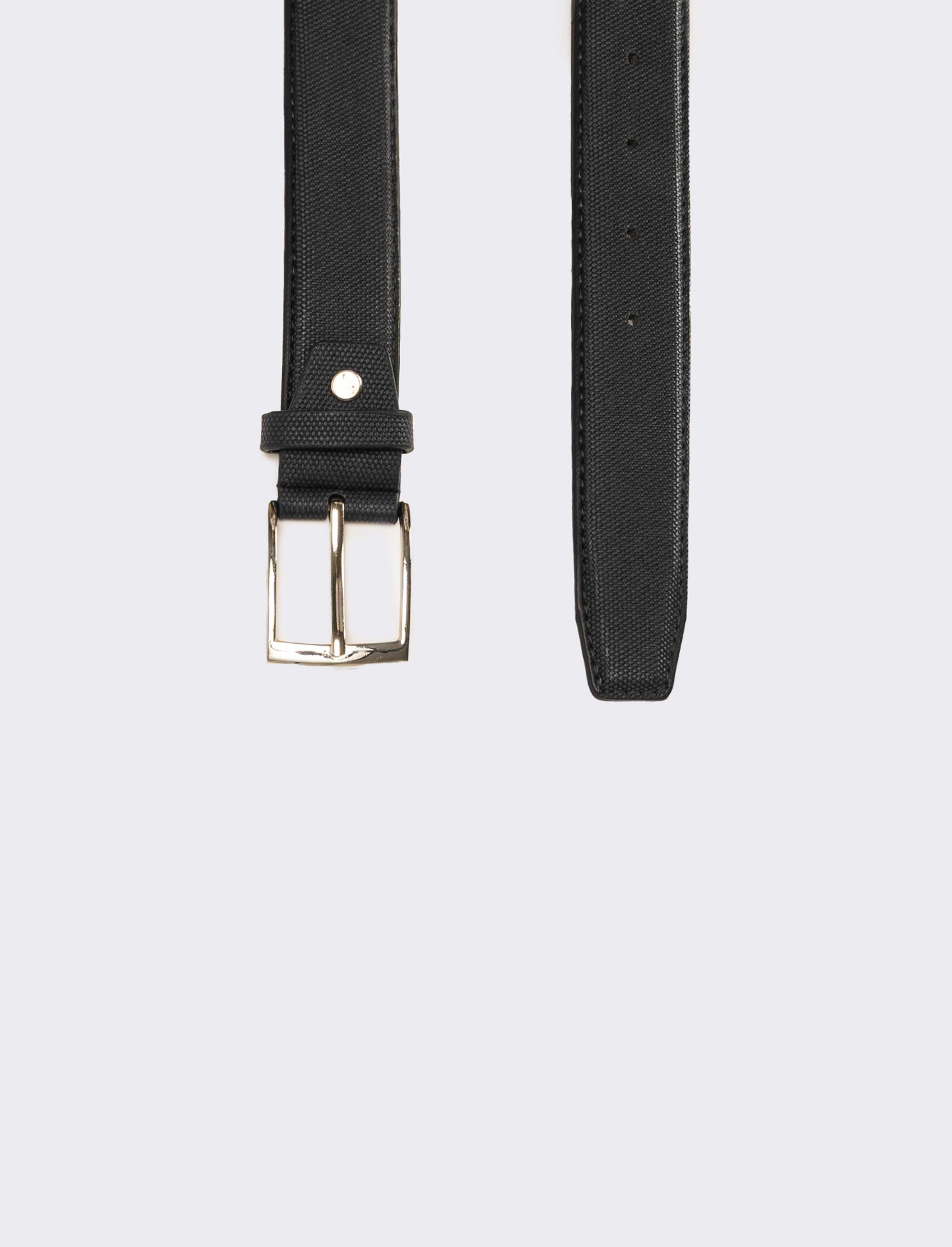Cintura uomo fusto stampato - Nero