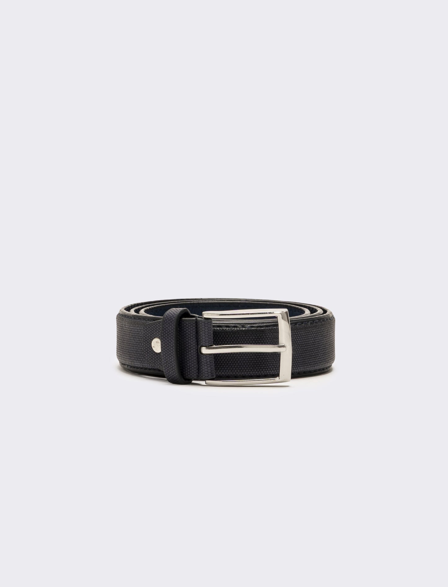 Cintura uomo fusto stampato - Denim