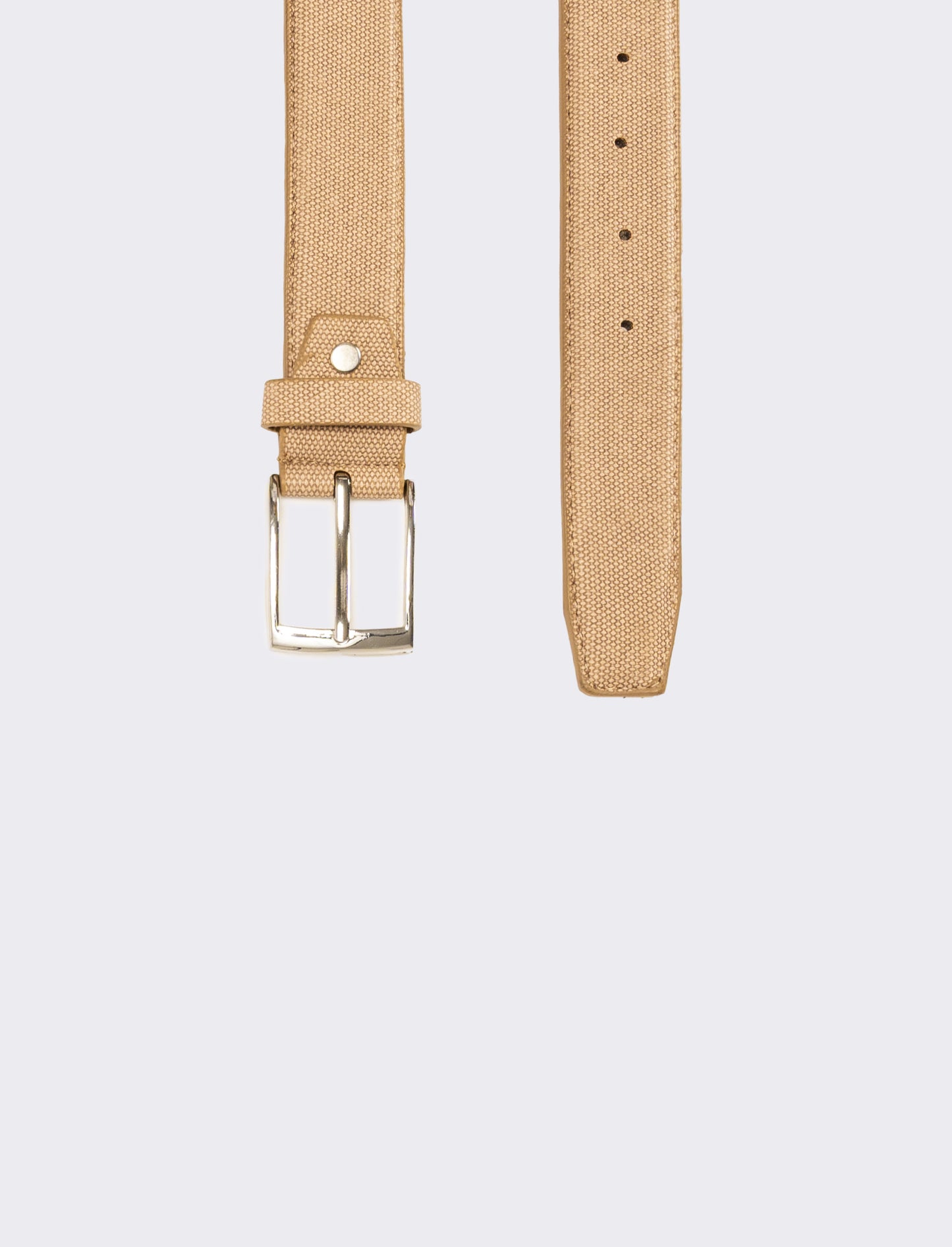 Cintura uomo fusto stampato - Beige