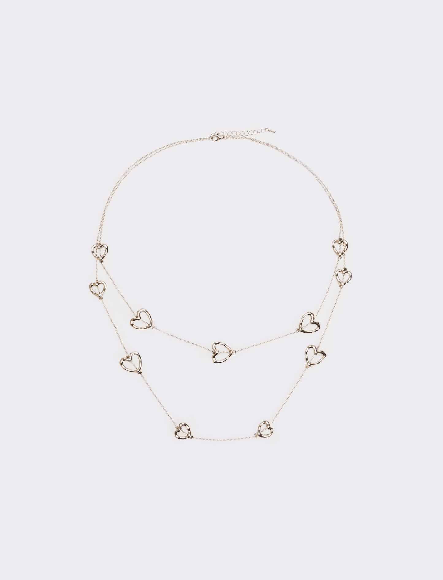 Collana con cuoricini e stelline per lei - Argento