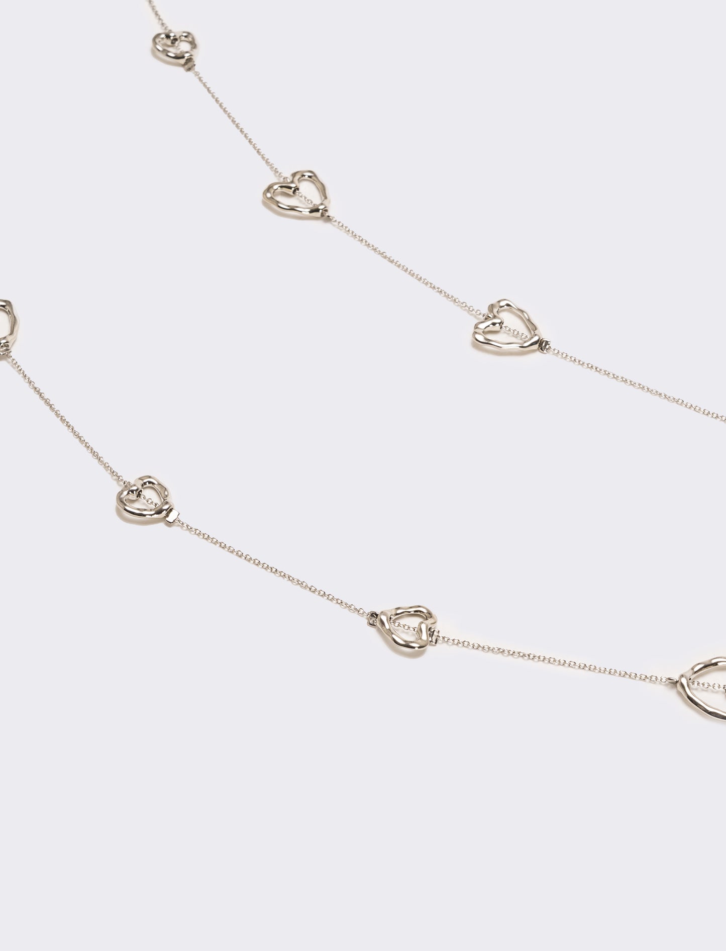 Collana con cuoricini e stelline per lei - Argento