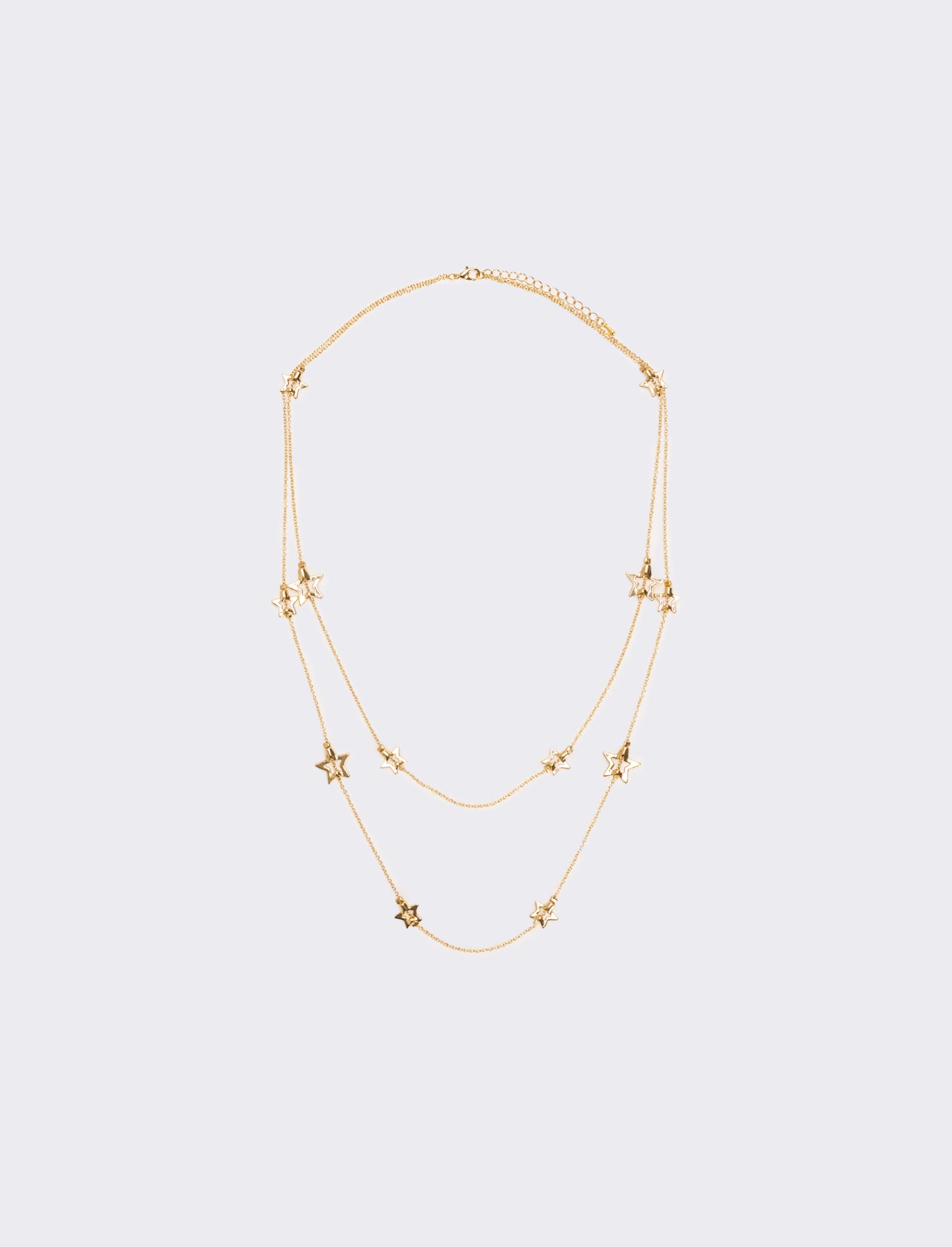Collana con cuoricini e stelline per lei - Oro