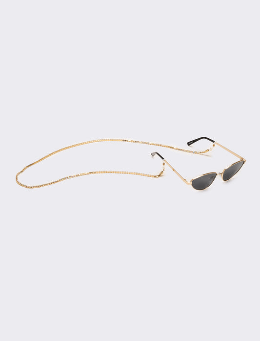 Laccio per occhiali con strass - Oro