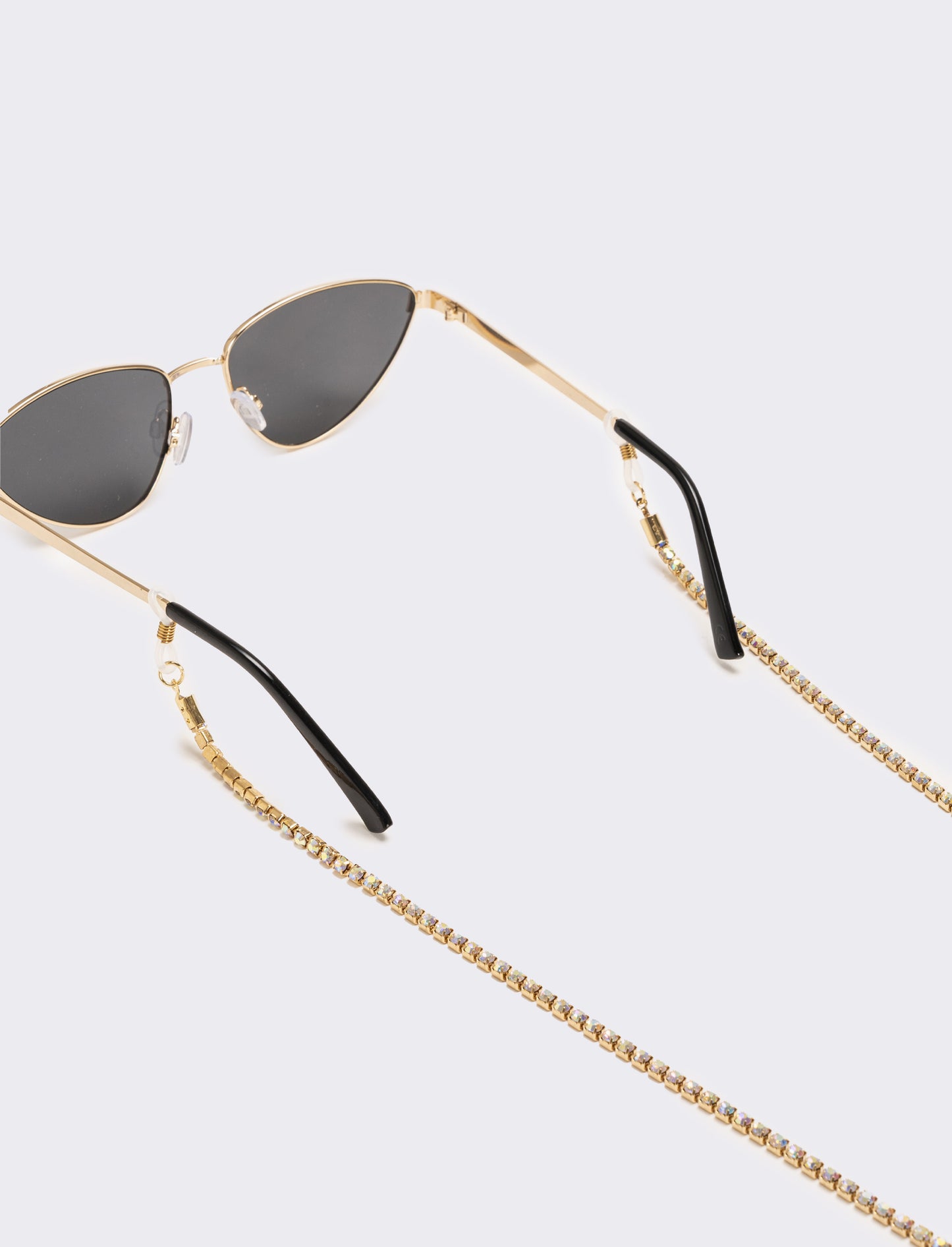 Laccio per occhiali con strass - Oro