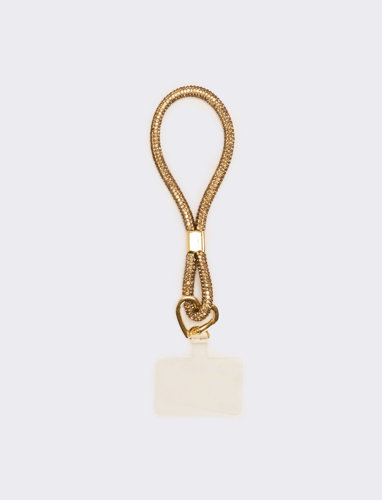 Laccio porta cellulare da polso con strass - Turchese