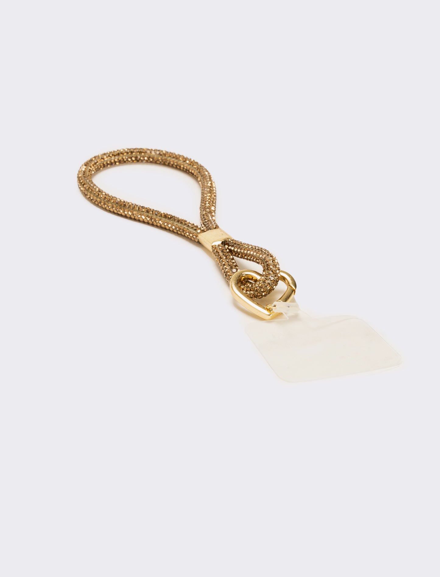 Laccio porta cellulare da polso con strass - Turchese