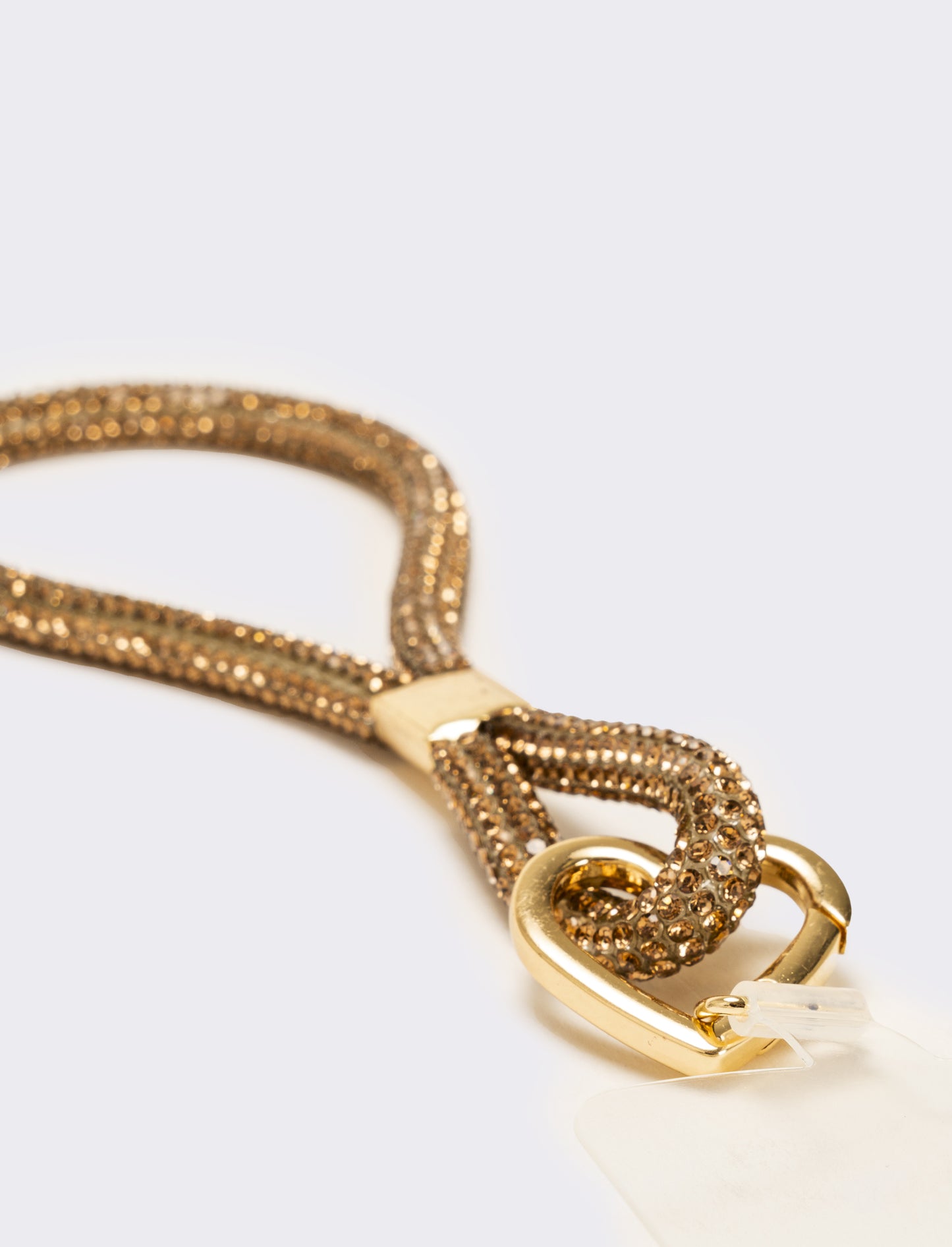 Laccio porta cellulare da polso con strass - Turchese