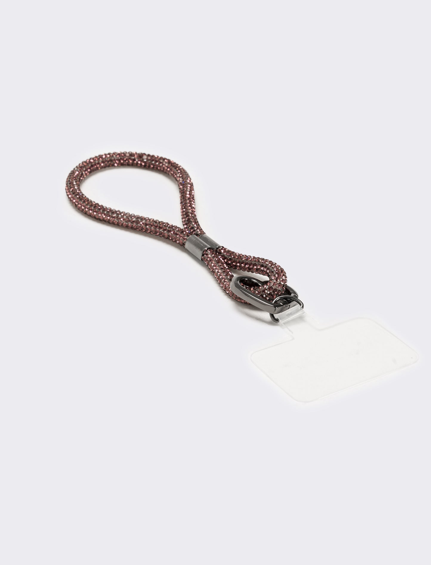 Laccio porta cellulare da polso con strass - Viola