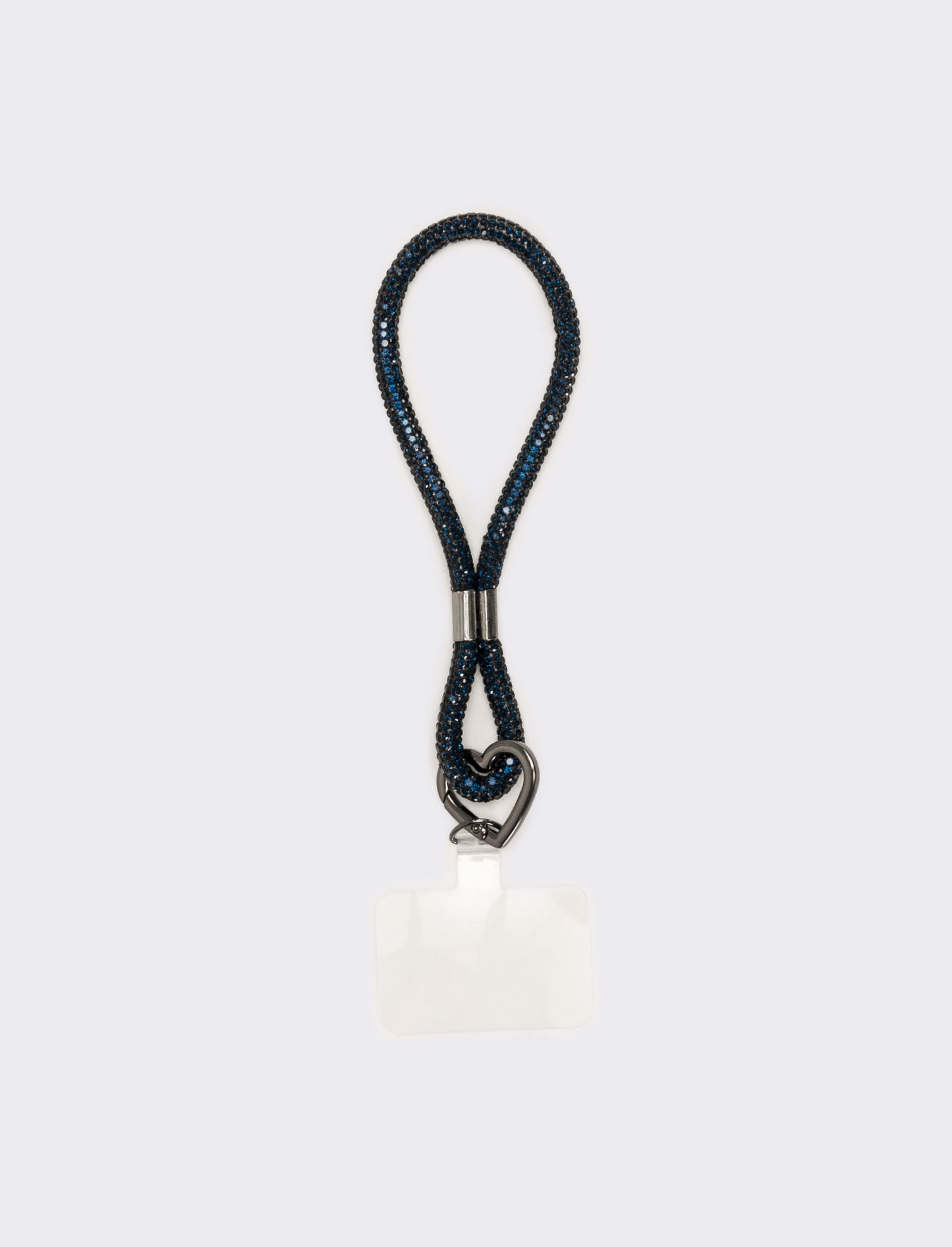 Laccio porta cellulare da polso con strass - Blu