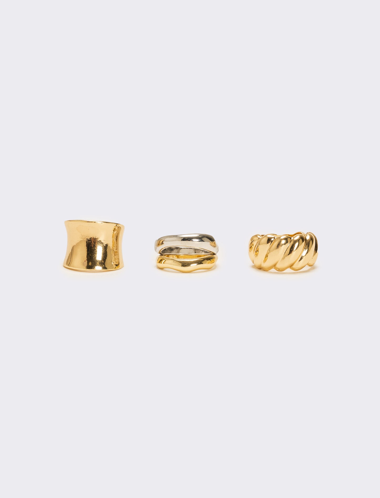 Card anelli donna 4 pezzi - Oro