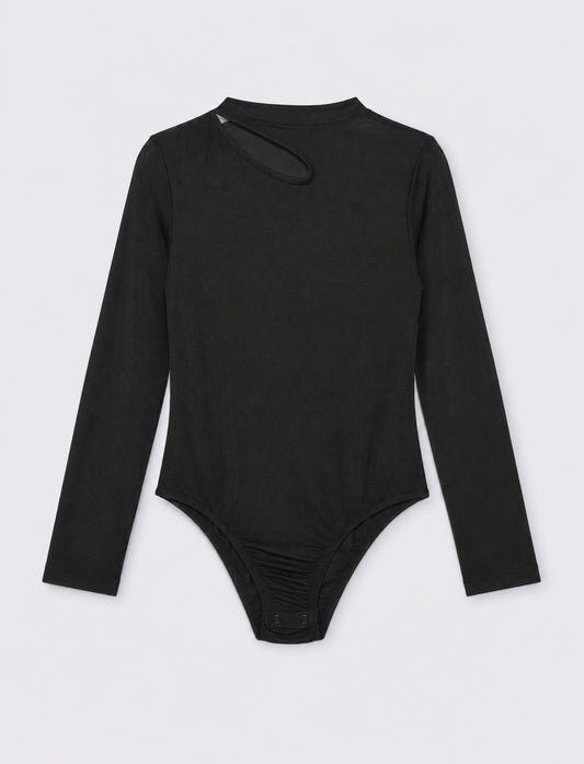 Brilliant bodysuit. - Black