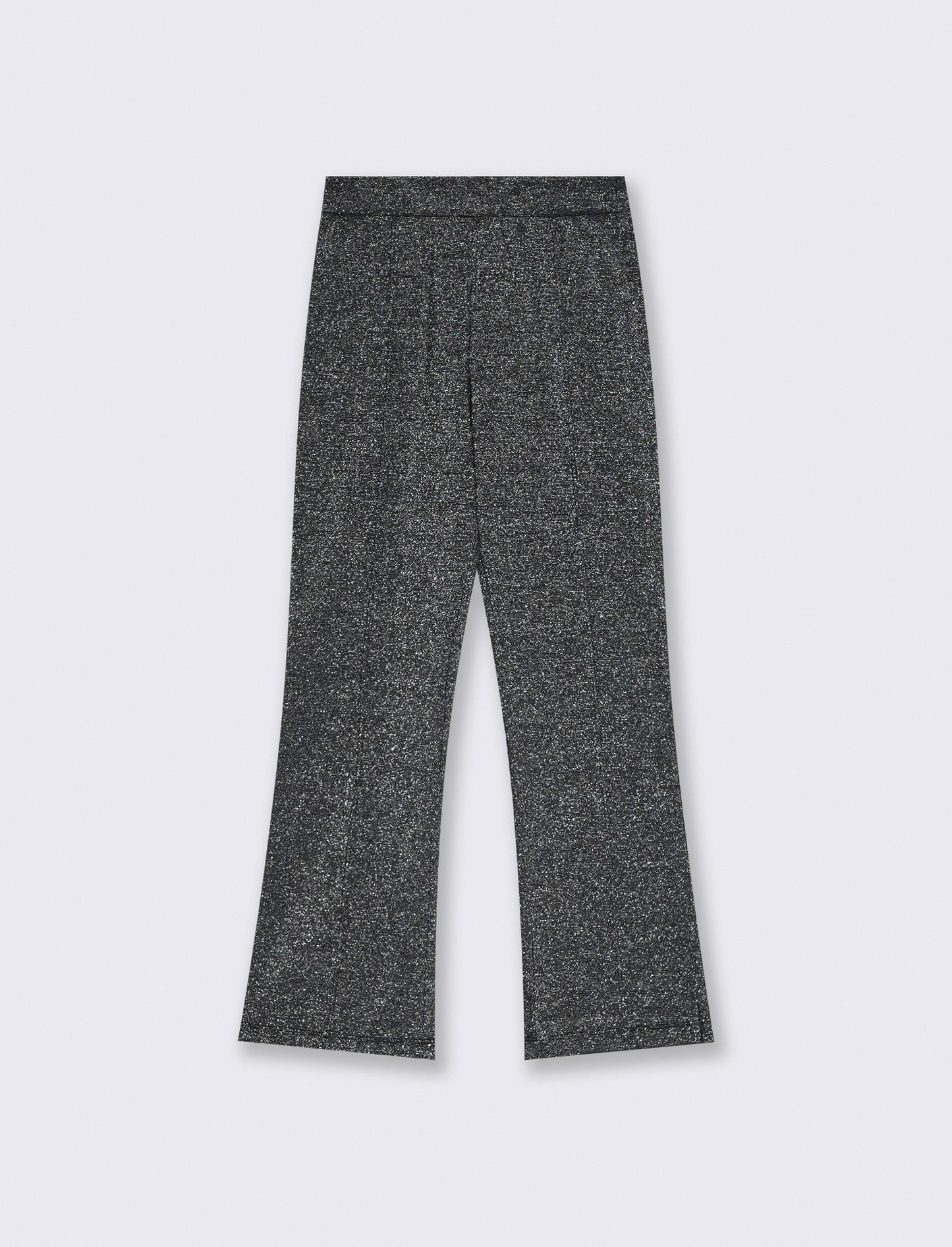 Leggins a zampa con elastico interno - Grigio