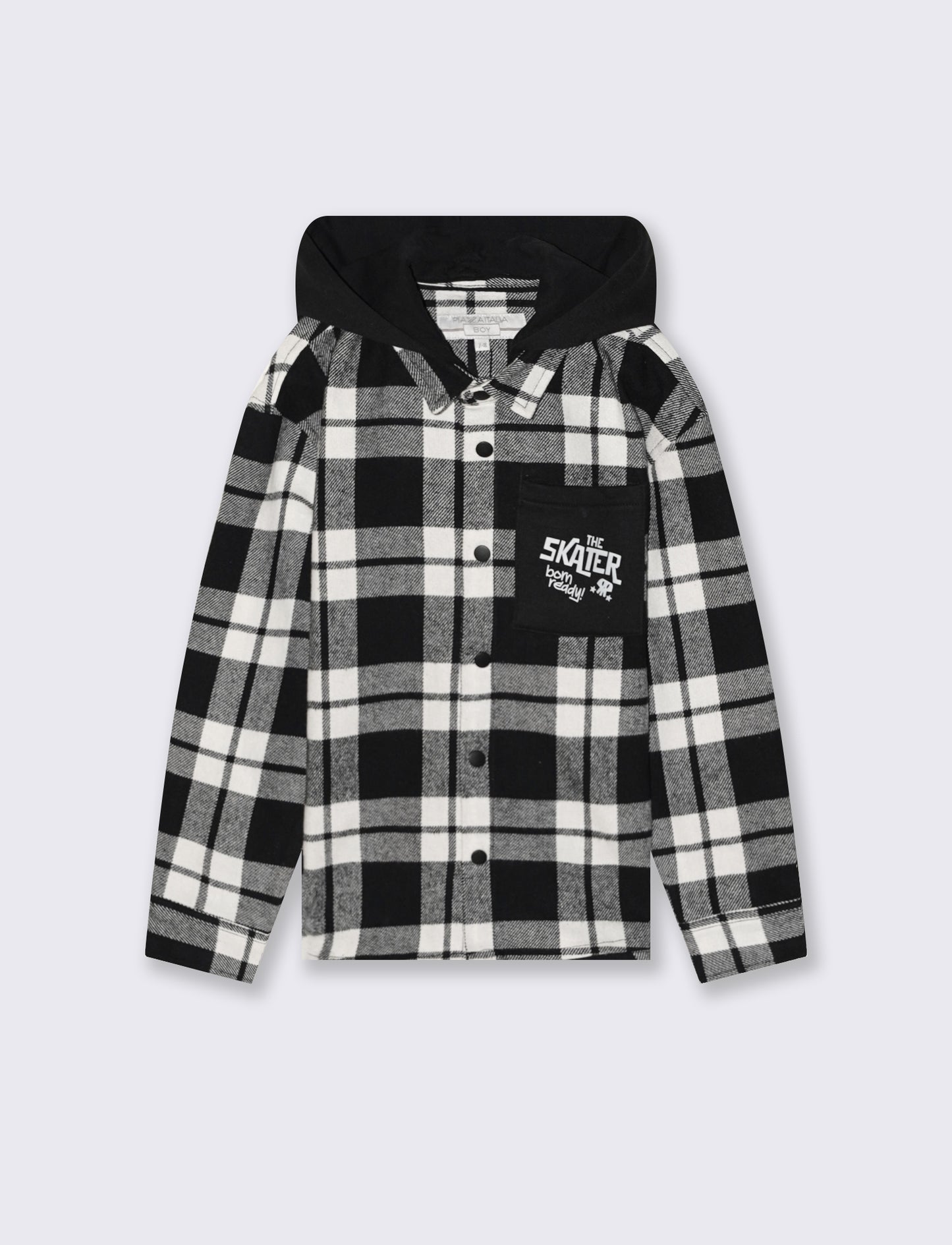 Camicia con cappuccio. - Fantasia