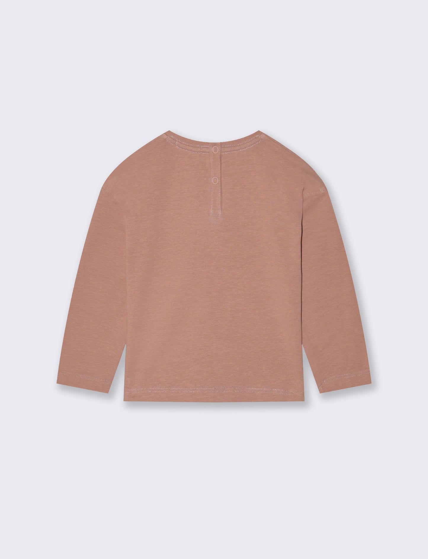 T shirt con grande applicazione e stampa - Rosa