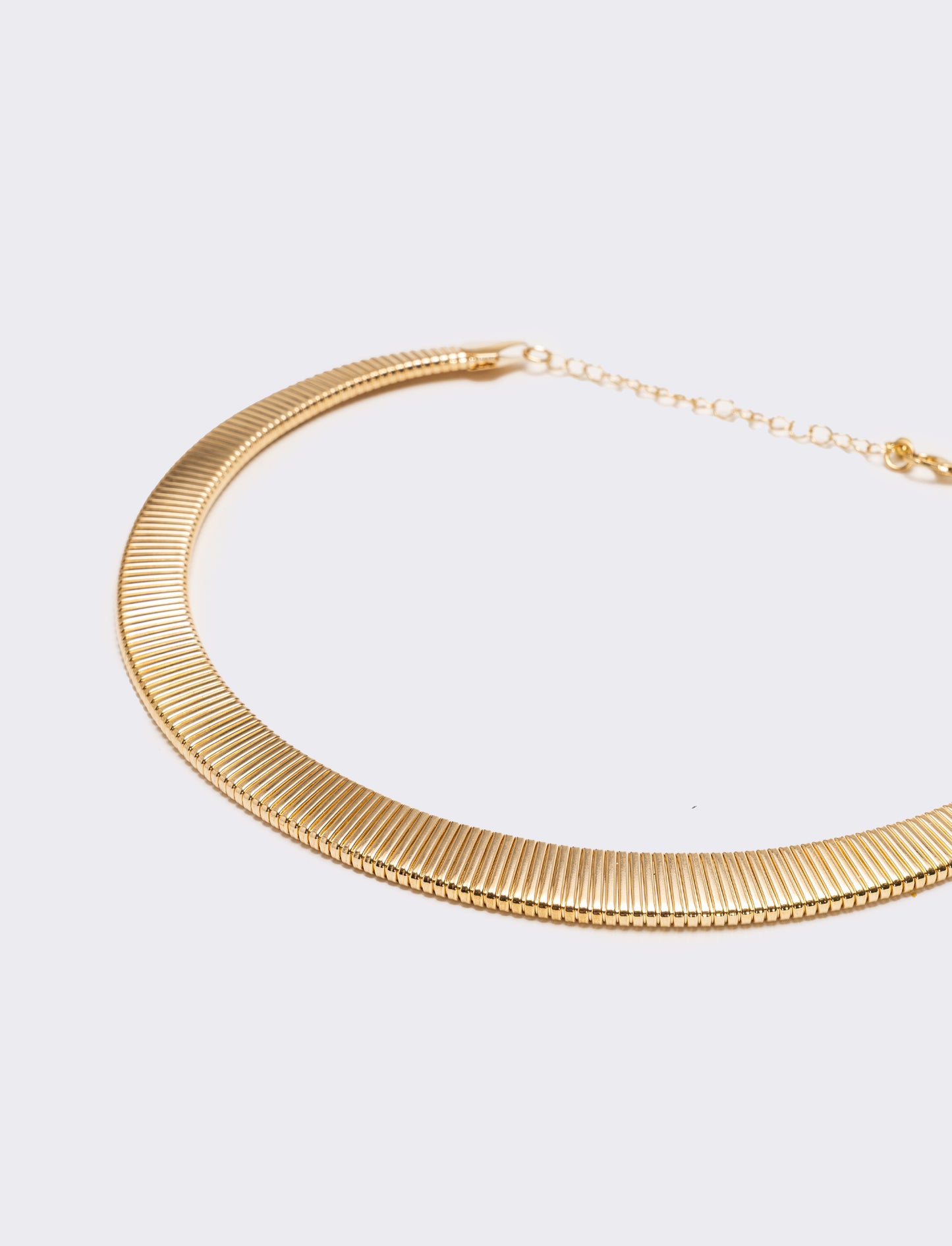 Collana snake schiacciato - Oro